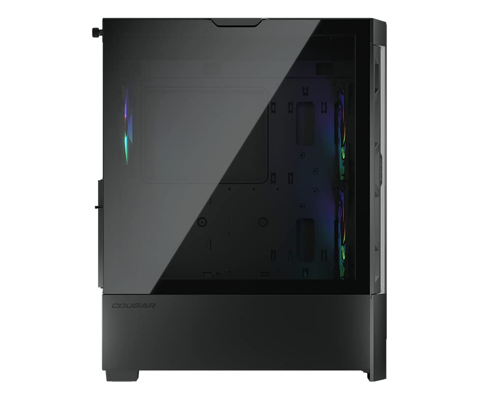 Cougar AIRFACE RGB Mid Tower Case with Brilliant Lighting Scenery and Excellent Cooling Performance (Mesh Front Panel) (Black)