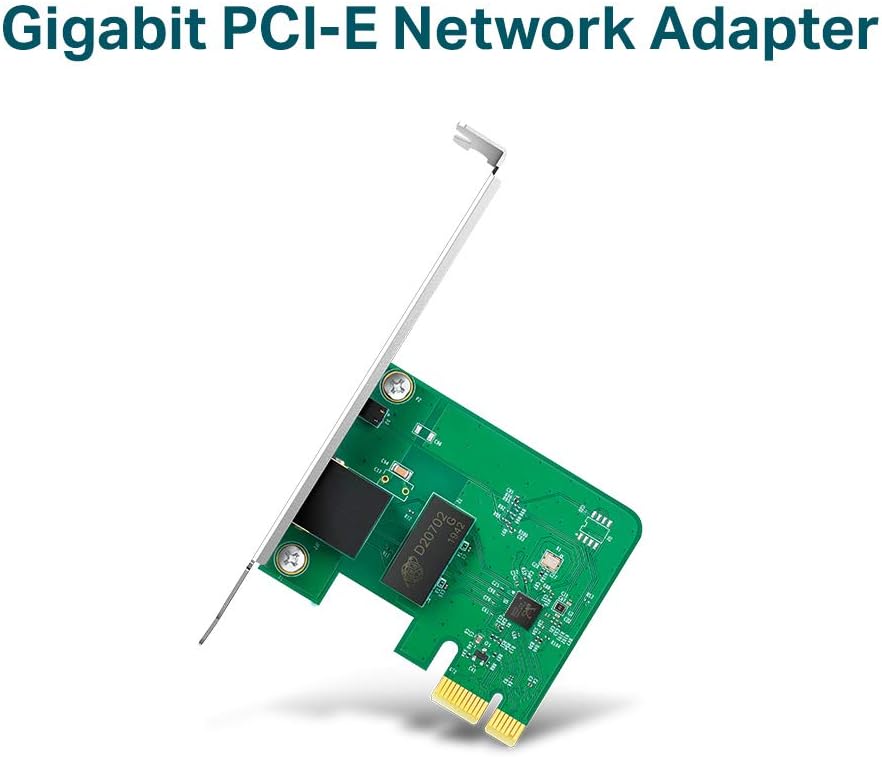 TP-Link 10/100/1000Mbps Gigabit Ethernet PCI Express Network Card (TG-3468), PCIE Network Adapter, Network Card, Ethernet Card for PC, Win10/11 supported