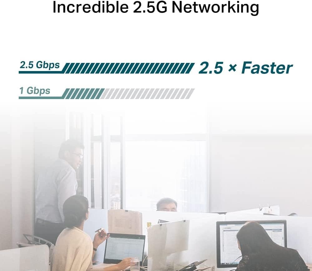 P-Link 2.5GB PCIe Network Card (TX201) – PCIe to 2.5 Gigabit Ethernet Network Adapter, Supports Windows 11/10/8.1/8/7, Win Server 2022/2019/2016, Linux
