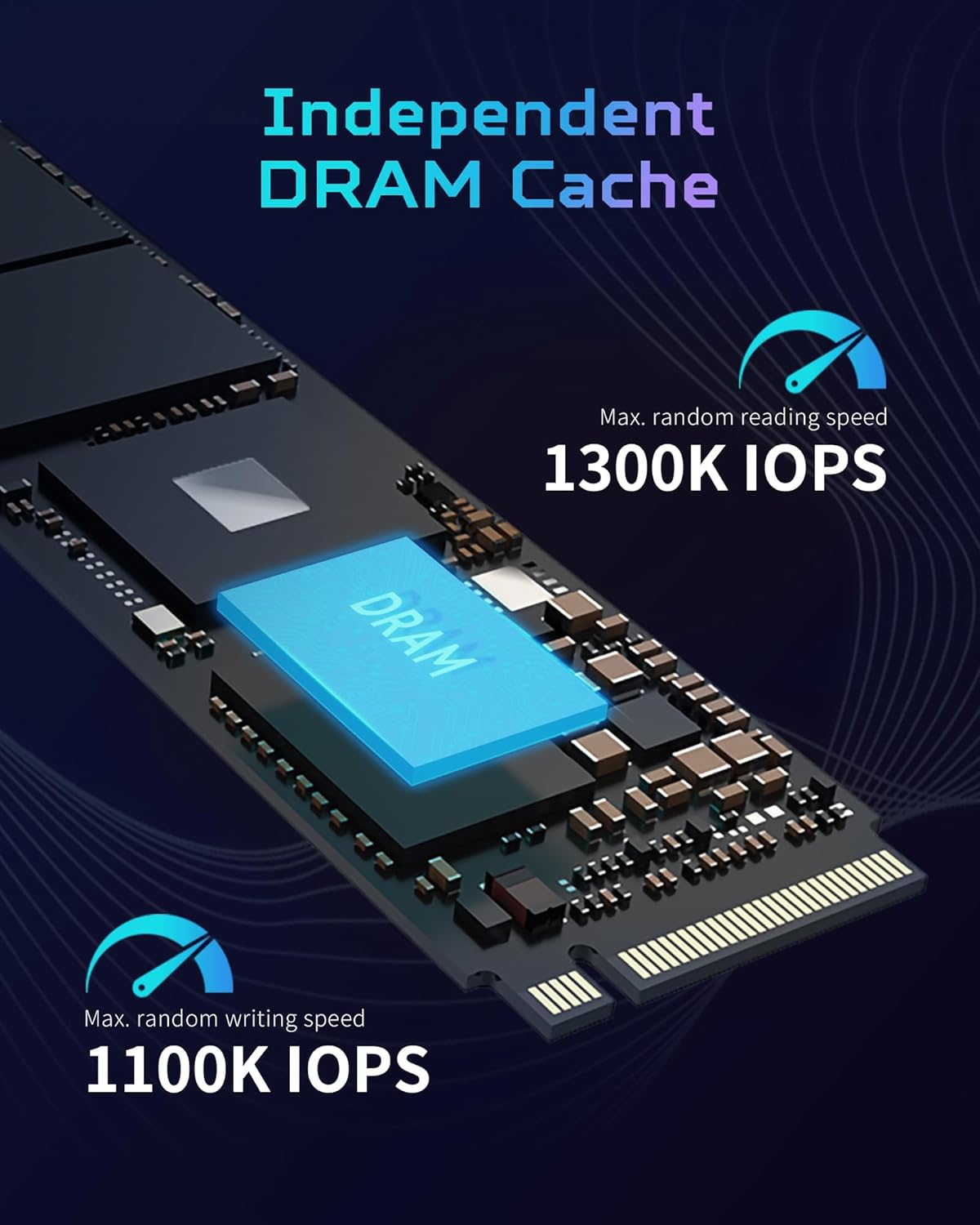 Predator M.2 SSD (500GB/1TB/2TB) GM7000 with DRAM Cache NVMe 1.4 2280 PCIe Gen4×4 Ultra high Speed (Maximum Read: 7400MB/s, max Write: 6700MB/s) 3D NAND TLC Internal SSD Compatible with PS5 Pro