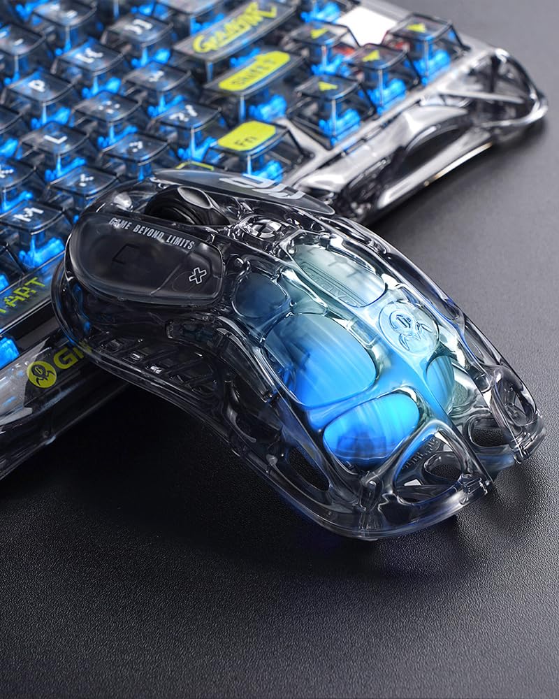 GravaStar Mercury K1 Lite 75% Wireless Gaming Keyboard and Mercury M2 Wireless Gaming Mouse