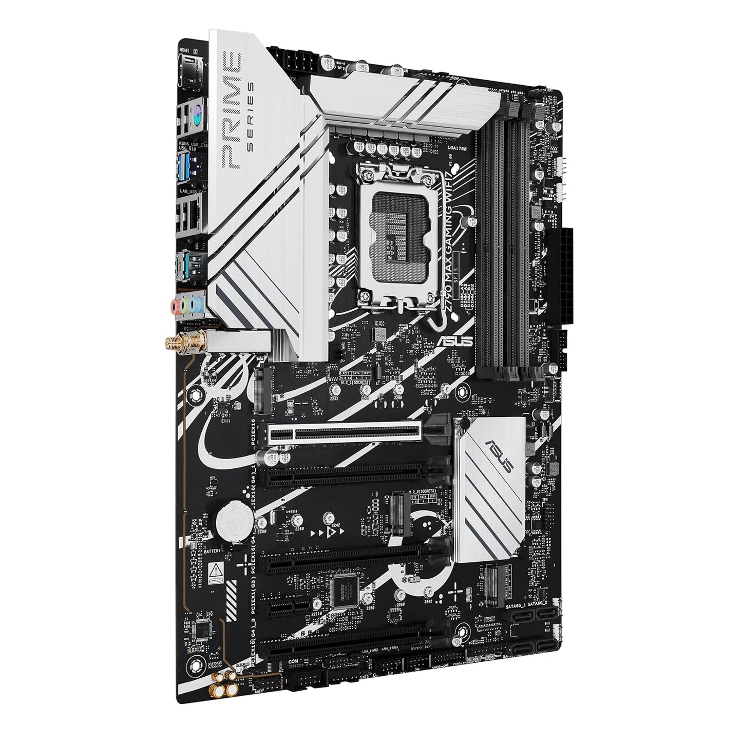 ASUS Z790 MAX Gaming WIFI7 Intel Z790 (LGA 1700) ATX Motherboard with PCIe 5.0, Three M.2 Slots, 14+1 DrMOS, DDR5, WiFi 7, Realtek 1Gb LAN, HDMI, USB 20Gbps Type-C®, Thunderbolt™ (USB4®), Aura Sync