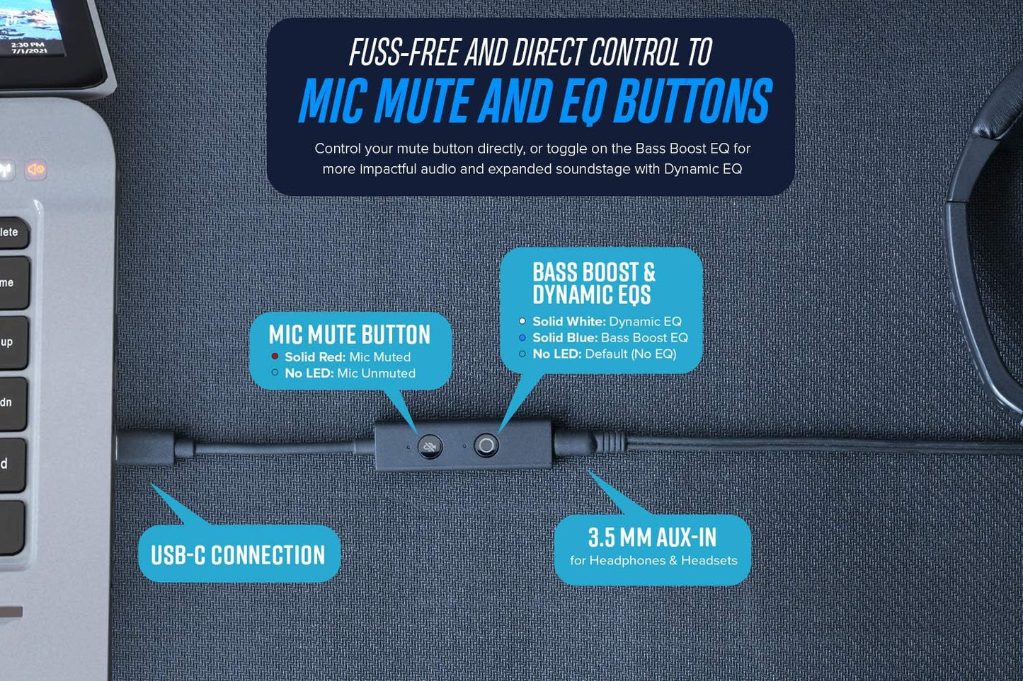 Sound Blaster Creative Game! 4, Hi-Res Audio Adapter, USB-C DAC External Stereo Sound Card for Windows, MAC, Consoles, PC, Phones, Laptops