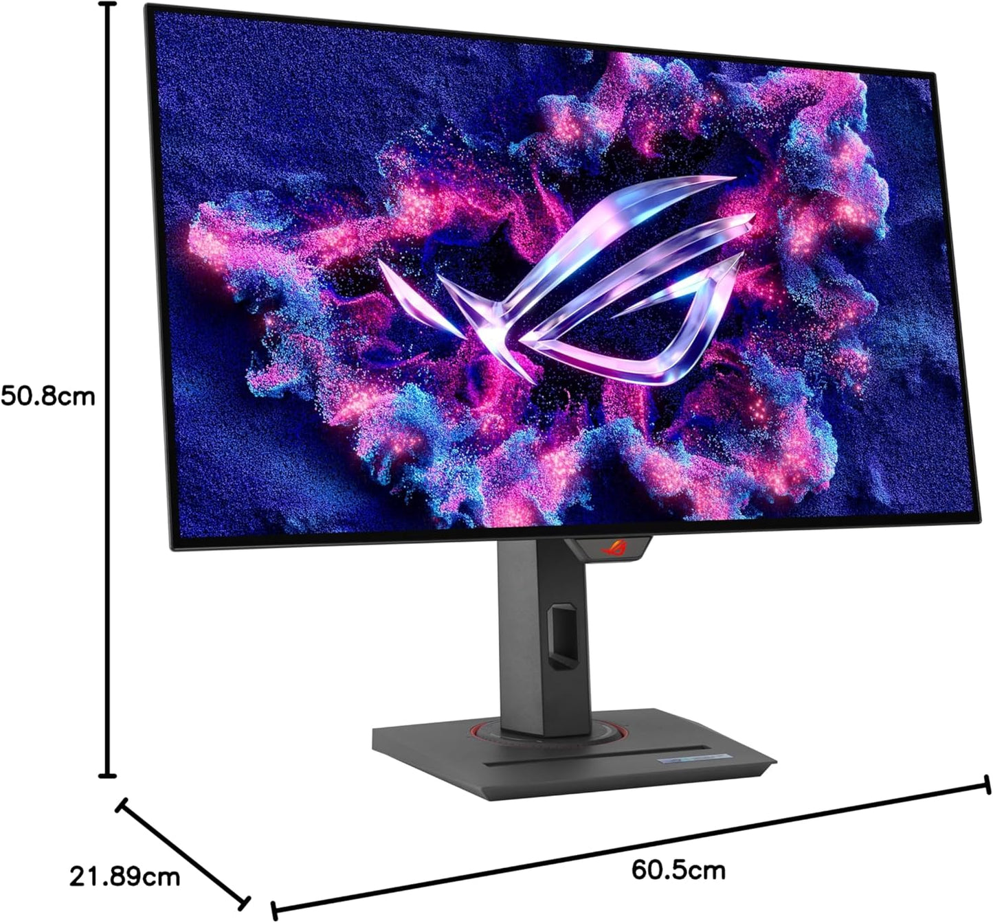 ASUS ROG Strix 27” 1440P OLED Gaming Monitor (XG27AQDMG) - QHD, Glossy OLED, 240Hz, 0.03ms, Custom Heatsink, Anti-flicker,Uniform Brightness, G-SYNC Compatible, 99% DCI-P3, DisplayWidget, 3yr warranty