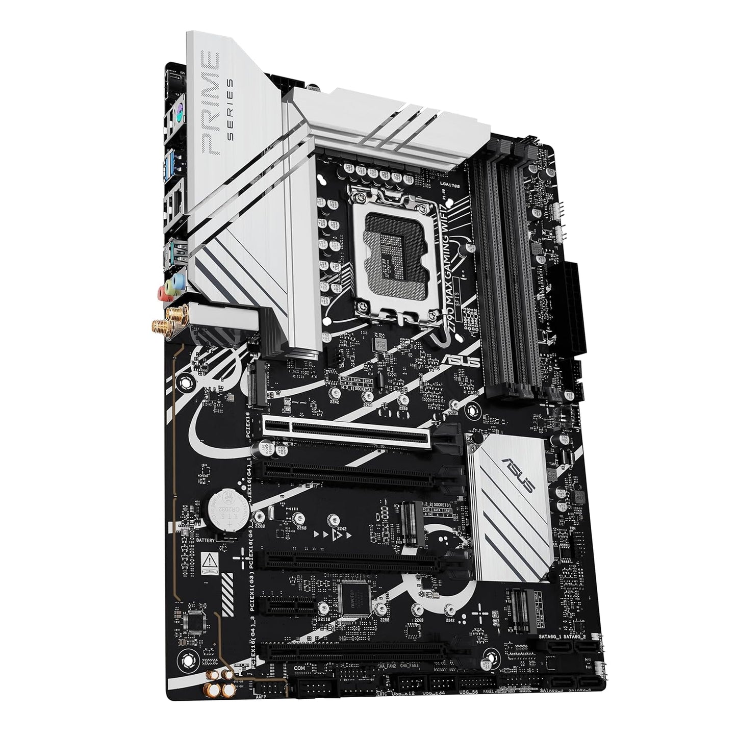 ASUS Z790 MAX Gaming WIFI7 Intel Z790 (LGA 1700) ATX Motherboard with PCIe 5.0, Three M.2 Slots, 14+1 DrMOS, DDR5, WiFi 7, Realtek 1Gb LAN, HDMI, USB 20Gbps Type-C®, Thunderbolt™ (USB4®), Aura Sync