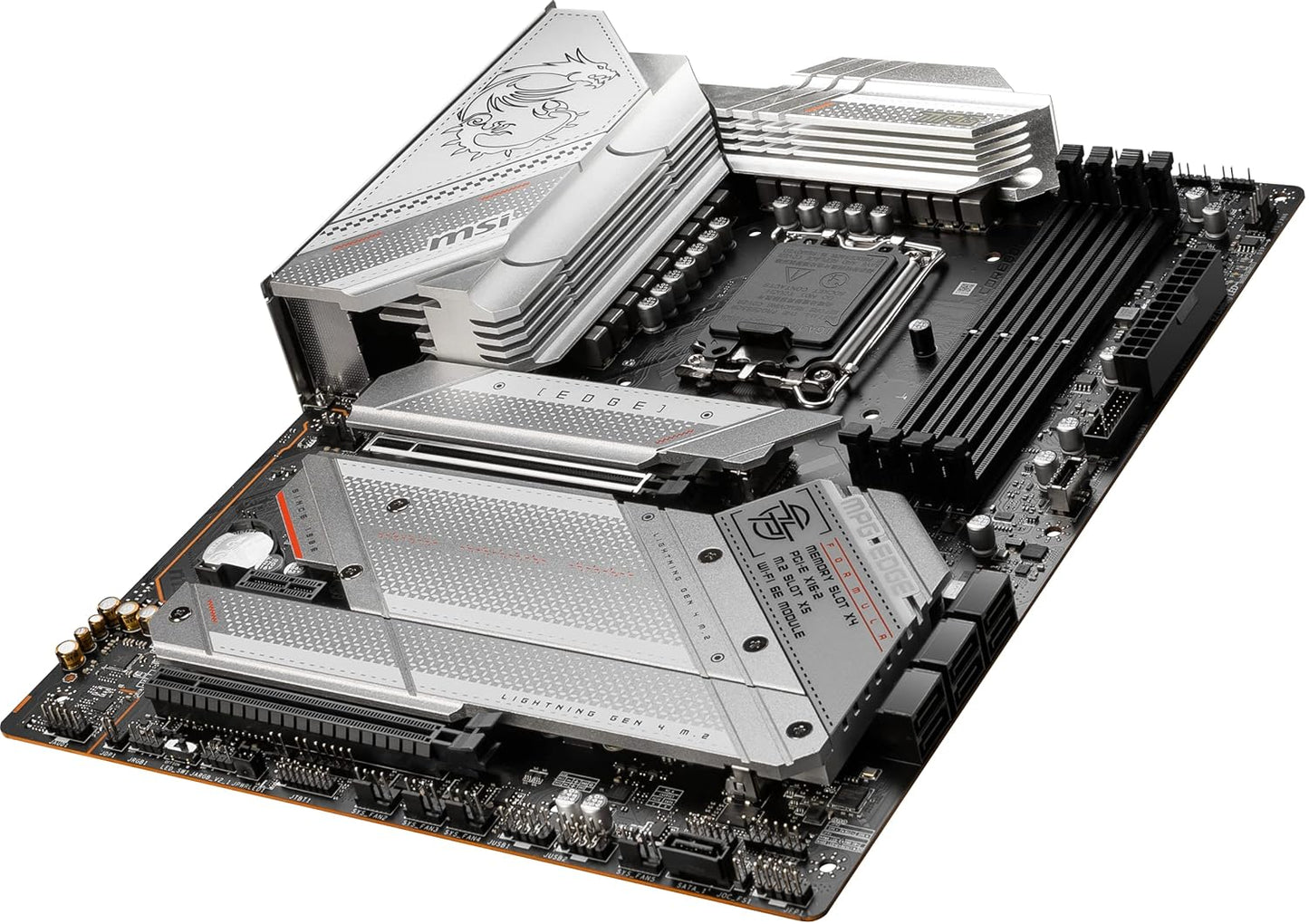 MSI MPG Z790 Edge WiFi Gaming Motherboard (Supports 12th/13th/14th Gen Intel Processors, LGA 1700, DDR5, PCIe 5.0, M.2, 2.5Gbps LAN, USB 3.2 Gen2, Wi-Fi 6E, Bluetooth 5.3, ATX)