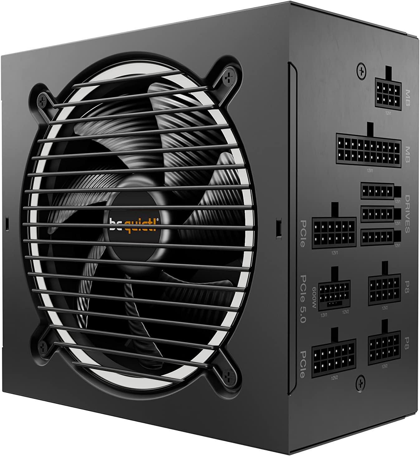 be quiet! BN513 Pure Power 12 M 1200W Modular Quiet Power Supply | 80 Plus Gold | ATX 3.1 | for PCIe 5.0 GPUs and GPUs with 6+2 pin connectors | Silent 120mm Fan | BN513