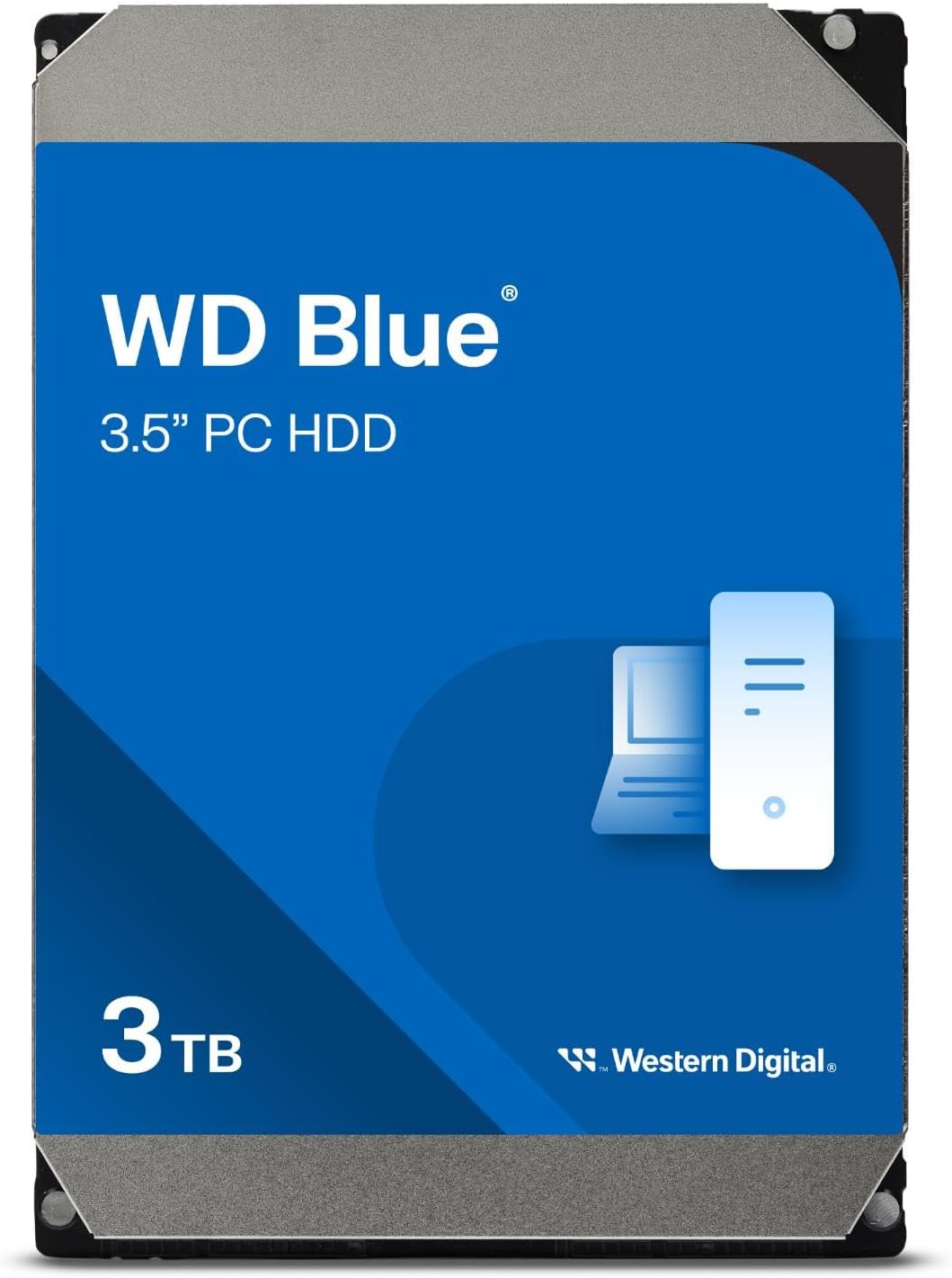 Western Digital (1TB/2TB/3TB/4TB/6TB/8TB) WD Blue PC Internal Hard Drive - 7200 RPM Class, SATA 6 Gb/s, 256 MB Cache, 3.5"