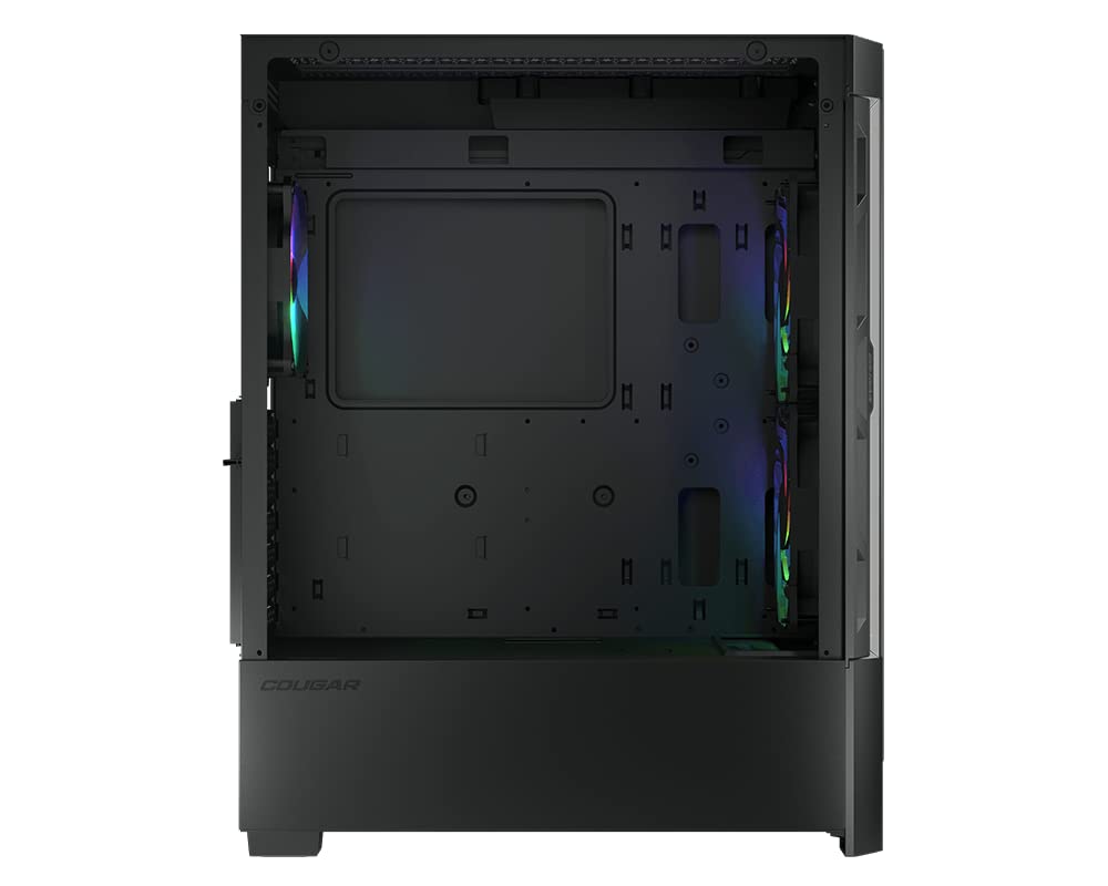 Cougar AIRFACE RGB Mid Tower Case with Brilliant Lighting Scenery and Excellent Cooling Performance (Mesh Front Panel) (Black)