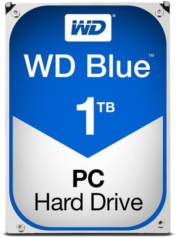 Western Digital 1TB Blue 3.5" SATA HDD 7200RPM Internal Desktop Hard Drive for PC/Mac - OEM - DRIVE ONLY - (WD10EZEX)