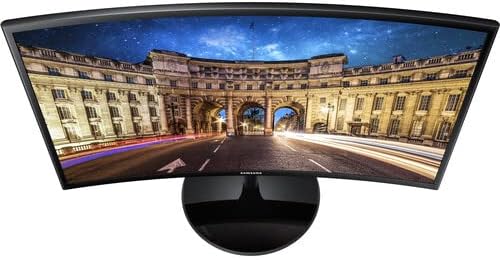 SAMSUNG 27 Inch Curved Computer Monitor, LC27F390FHNXZA LED 60Hz Full HD 1080P Gaming Slim Design for Home &Office, Wholesalehome Mouse Pad Included