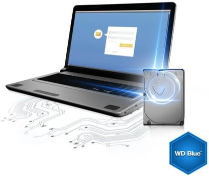 Western Digital 1TB Blue 3.5" SATA HDD 7200RPM Internal Desktop Hard Drive for PC/Mac - OEM - DRIVE ONLY - (WD10EZEX)