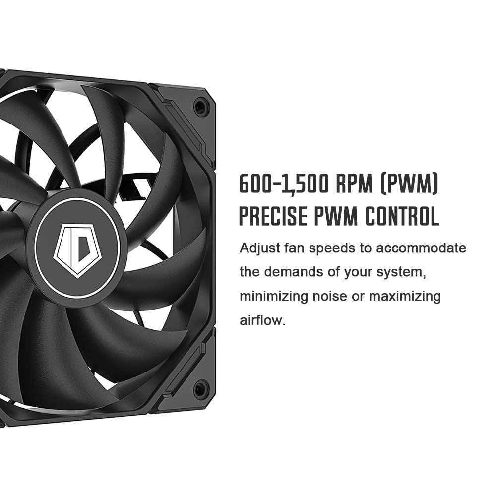 ID-COOLING SE-224-XT CPU Cooler 4 Heatpipes CPU Air Cooler 120mm PWM Fan CPU Fan for Intel LGA1700/115X/1200; AMD AM4/AM5