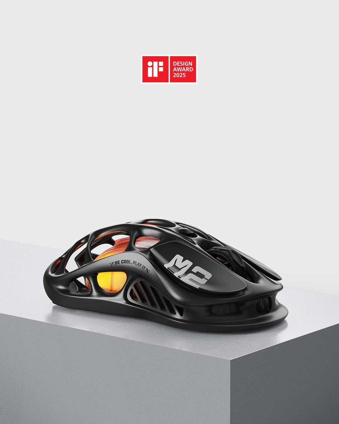 GravaStar Mercury M2 Wireless Gaming Mouse with 26,000 DPI, PAW3395DM Sensor -79g Lightweight Hollowed-Out Design -5 Programmable Buttons -5 Dynamic Lightsync RGB