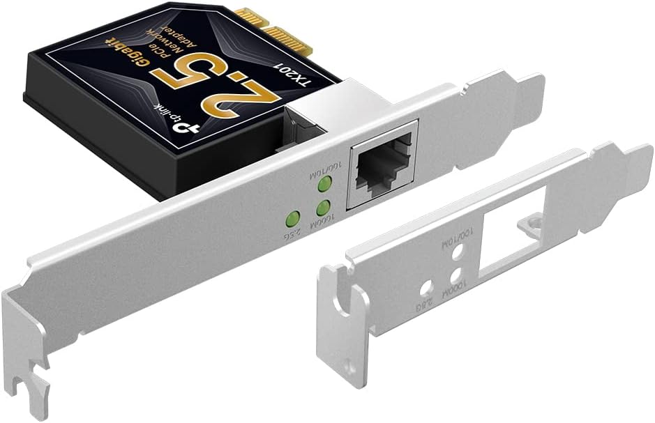 P-Link 2.5GB PCIe Network Card (TX201) – PCIe to 2.5 Gigabit Ethernet Network Adapter, Supports Windows 11/10/8.1/8/7, Win Server 2022/2019/2016, Linux