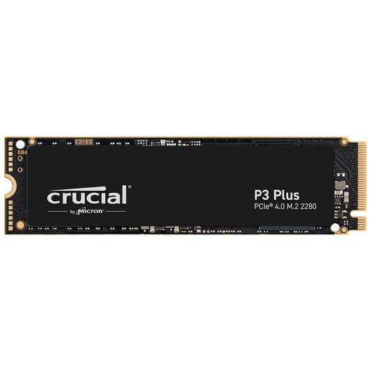 Crucial P3 Plus (500GB/1TB/2TB/4TB) PCIe Gen4 3D NAND NVMe M.2 SSD, up to 5000MB/s