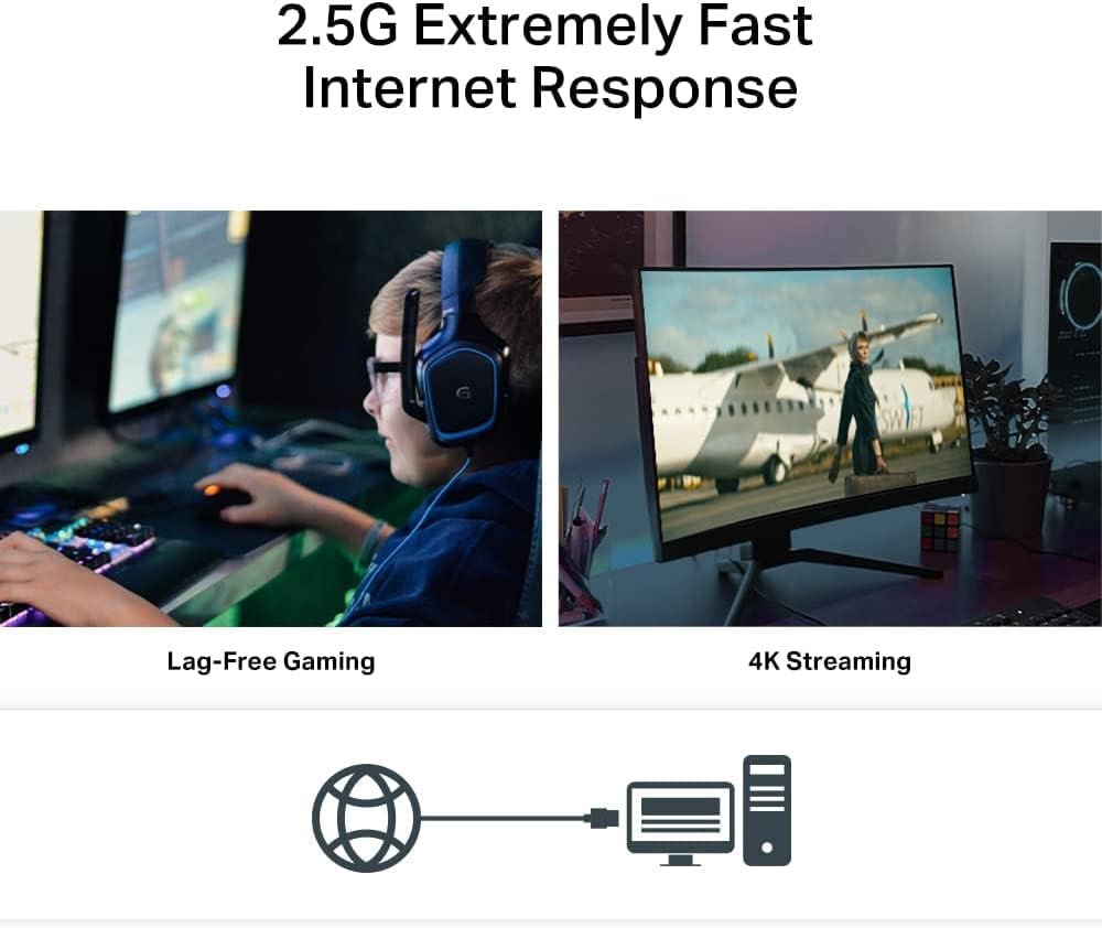 P-Link 2.5GB PCIe Network Card (TX201) – PCIe to 2.5 Gigabit Ethernet Network Adapter, Supports Windows 11/10/8.1/8/7, Win Server 2022/2019/2016, Linux