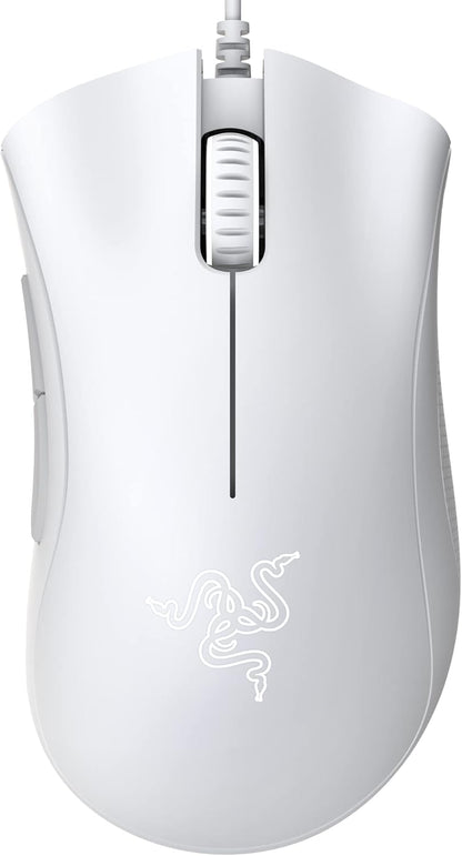 Razer DeathAdder Essential Gaming Mouse: 6400 DPI Optical Sensor - 5 Programmable Buttons - Mechanical Switches - Rubber Side Grips - Classic Black