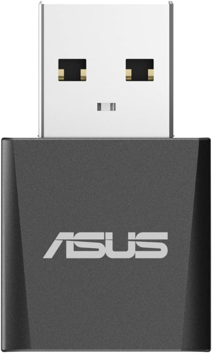 ASUS Tri-Band BE6500 WiFi 7 Nano USB Adapter, 6GHz Band, Support 4096-QAM, Plug and Play, Compatible with Windows® 10 & 11