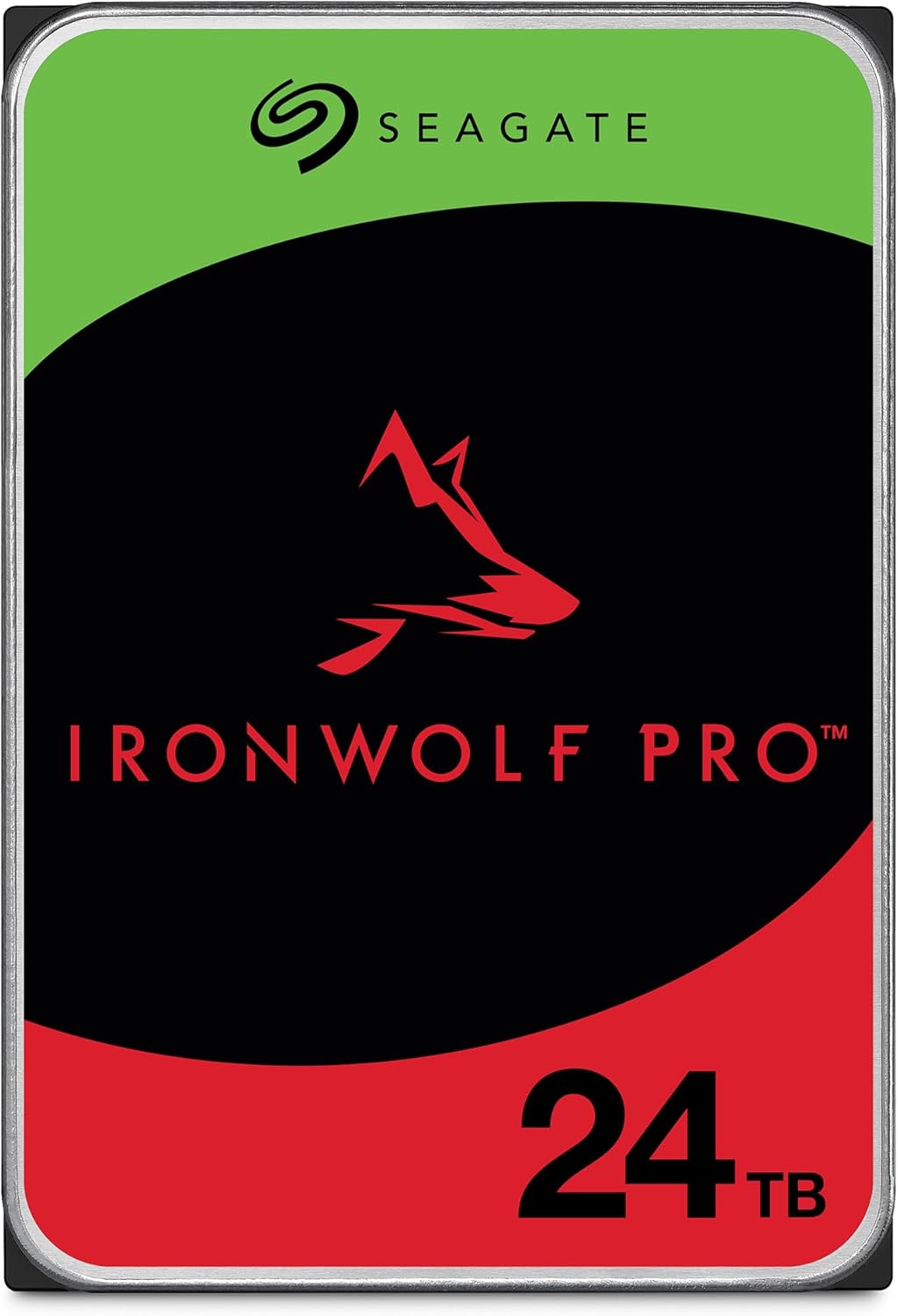 Seagate IronWolf Pro (4TB up to 24TB) Enterprise NAS Internal HDD –CMR 3.5 Inch, SATA 6 Gb/s, 7,200 RPM, 256MB or 512MB Cache for RAID Network Attached Storage