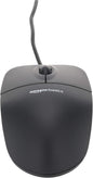 Basics 3-Button USB Wired Mouse with Scrolling and Tracking - Standard, Black