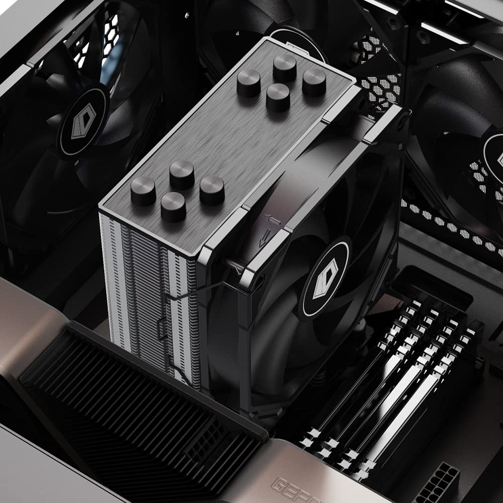 ID-COOLING SE-224-XT CPU Cooler 4 Heatpipes CPU Air Cooler 120mm PWM Fan CPU Fan for Intel LGA1700/115X/1200; AMD AM4/AM5