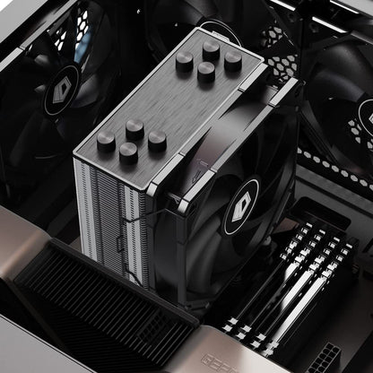 ID-COOLING SE-224-XT CPU Cooler 4 Heatpipes CPU Air Cooler 120mm PWM Fan CPU Fan for Intel LGA1700/115X/1200; AMD AM4/AM5