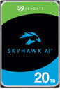 Seagate Skyhawk AI 20TB Video Internal Hard Drive HDD – 3.5 Inch SATA 6Gb/s 256MB Cache for DVR NVR Security Camera System with in-House Rescue Services [SURVEILLANCE AI] (ST20000VEZ02/002)