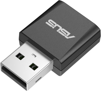 ASUS Tri-Band BE6500 WiFi 7 Nano USB Adapter, 6GHz Band, Support 4096-QAM, Plug and Play, Compatible with Windows® 10 & 11
