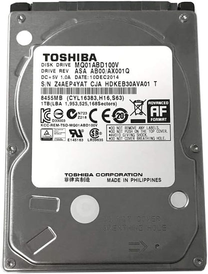 Toshiba 1TB 5400RPM 8MB Cache SATA 3.0Gb/s 2.5 inch PS3/PS4 Hard Drive - 3 Year Warranty