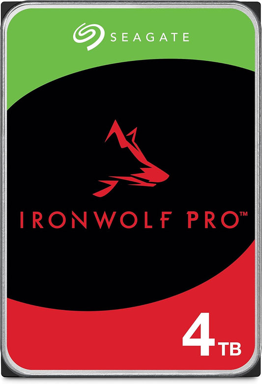 Seagate IronWolf Pro (4TB up to 24TB) Enterprise NAS Internal HDD –CMR 3.5 Inch, SATA 6 Gb/s, 7,200 RPM, 256MB or 512MB Cache for RAID Network Attached Storage
