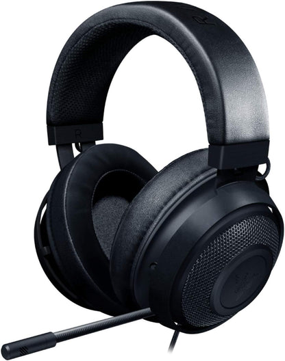 Razer Kraken Gaming Headset: Lightweight Aluminum Frame - Retractable Noise Isolating Microphone - for PC, PS4, PS5, Switch, Xbox One, Xbox Series X & S, Mobile - 3.5 mm Headphone Jack - Multiple Color Options