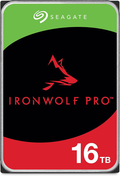 Seagate IronWolf Pro (4TB up to 24TB) Enterprise NAS Internal HDD –CMR 3.5 Inch, SATA 6 Gb/s, 7,200 RPM, 256MB or 512MB Cache for RAID Network Attached Storage