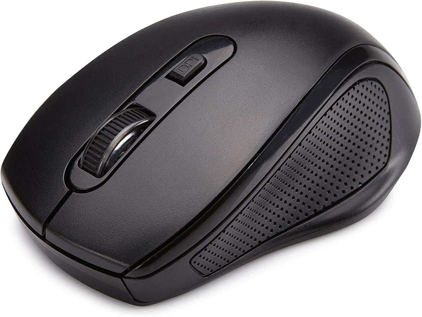 Ergonomic Wireless Keyboard and Mouse Combo for Comfortable PC and Laptop Use, 2.4 GHz USB, Black