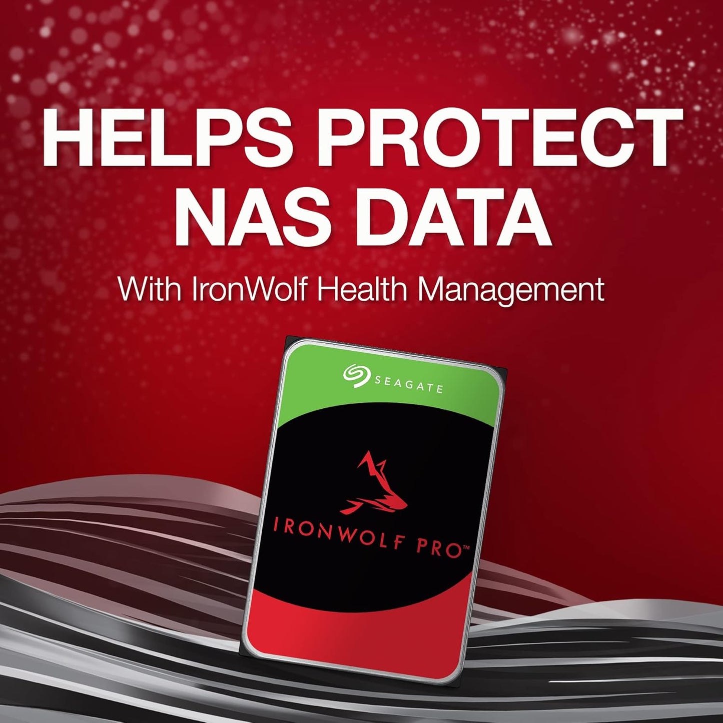 Seagate IronWolf Pro (4TB up to 24TB) Enterprise NAS Internal HDD –CMR 3.5 Inch, SATA 6 Gb/s, 7,200 RPM, 256MB or 512MB Cache for RAID Network Attached Storage