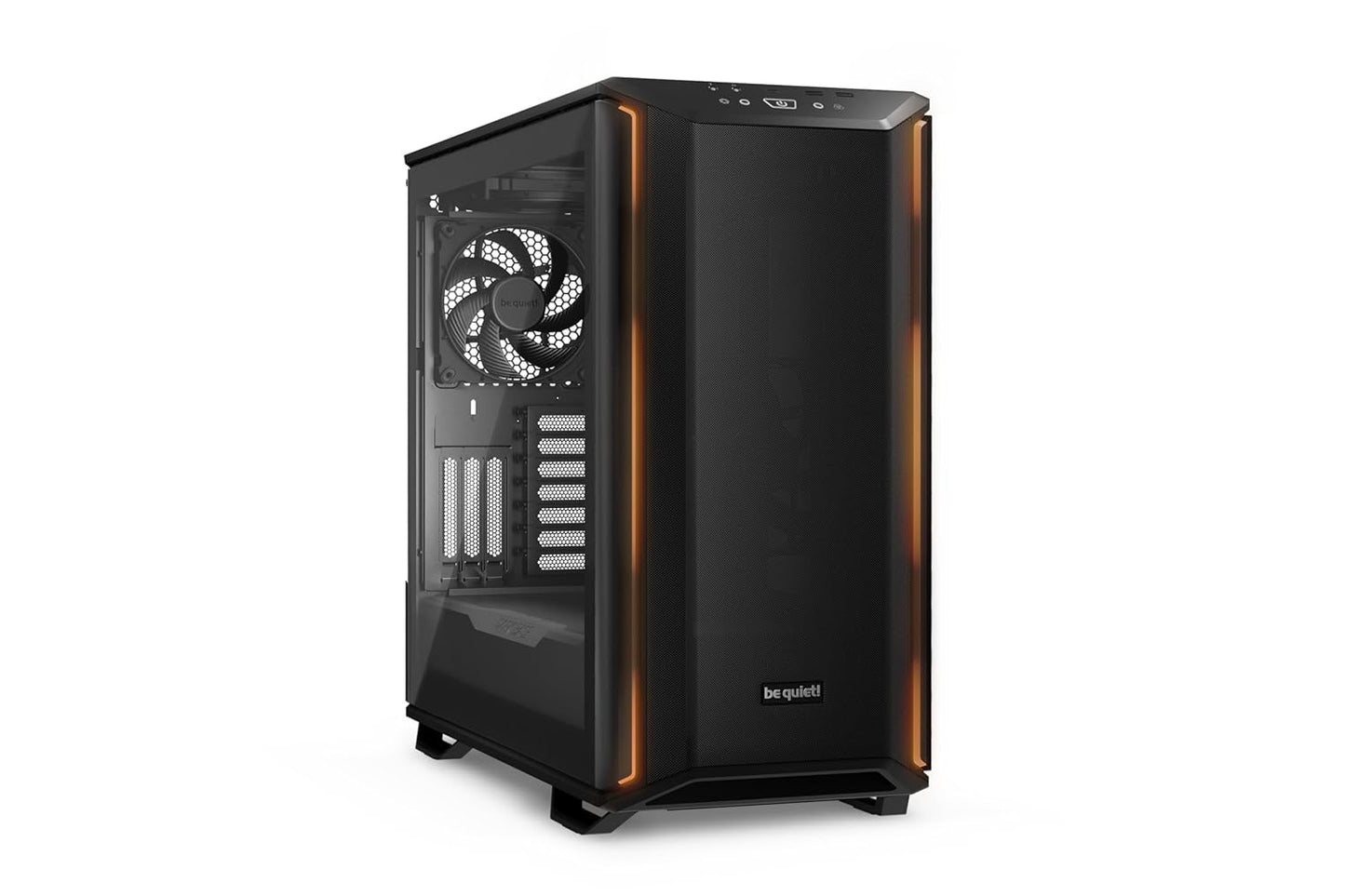 Dark Base 701 Mid Tower PC Case | Mesh Front | Airflow Optimized | 3 Pre-Installed Silent Wings 4 Fans | ARGB Lighting with Controller | Tempered Glass | PWM and ARGB Hub | Black | BGW58