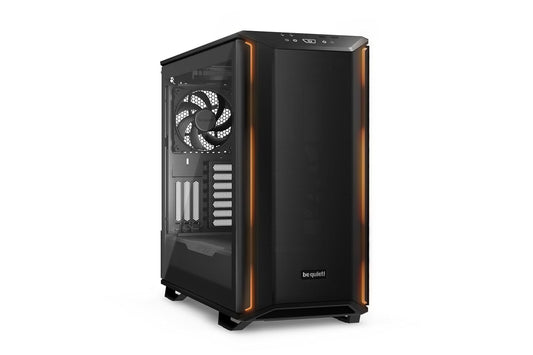 Dark Base 701 Mid Tower PC Case | Mesh Front | Airflow Optimized | 3 Pre-Installed Silent Wings 4 Fans | ARGB Lighting with Controller | Tempered Glass | PWM and ARGB Hub | Black | BGW58