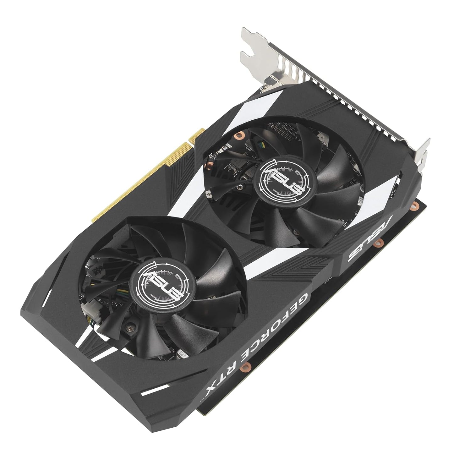 ASUS Dual NVIDIA GeForce RTX 3050 6GB OC Edition Gaming Graphics Card - PCIe 4.0, 6GB GDDR6 Memory, HDMI 2.1, DisplayPort 1.4a, 2-Slot Design, Axial-tech Fan Design, 0dB Technology, Steel Bracket