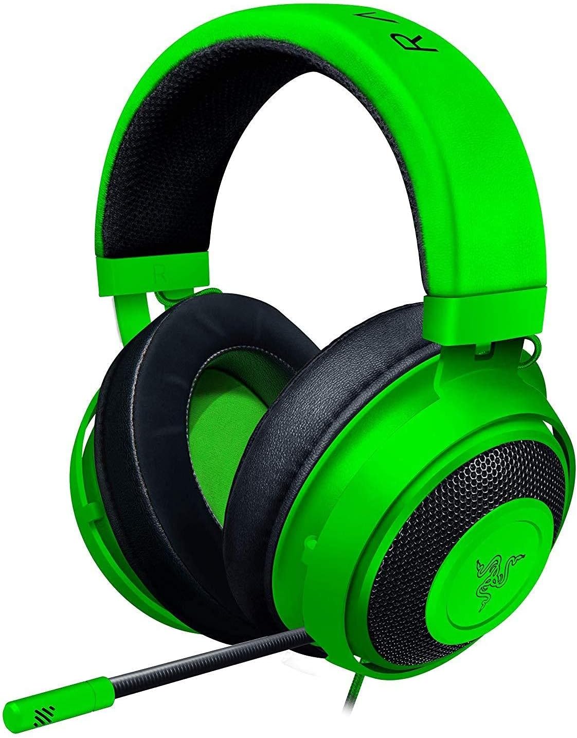 Razer Kraken Gaming Headset: Lightweight Aluminum Frame - Retractable Noise Isolating Microphone - for PC, PS4, PS5, Switch, Xbox One, Xbox Series X & S, Mobile - 3.5 mm Headphone Jack - Multiple Color Options