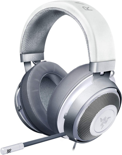 Razer Kraken Gaming Headset: Lightweight Aluminum Frame - Retractable Noise Isolating Microphone - for PC, PS4, PS5, Switch, Xbox One, Xbox Series X & S, Mobile - 3.5 mm Headphone Jack - Multiple Color Options