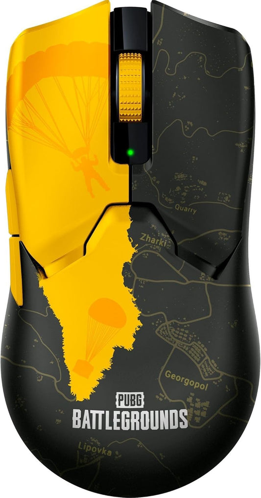 PUBG: Battleground Edition - Razer Viper V2 Pro HyperSpeed Wireless Gaming Mouse: 59g Ultra Lightweight - Optical Switches Gen-3-30K DPI Optical Sensor - 90 Hour Battery - USB Type C Cable Included