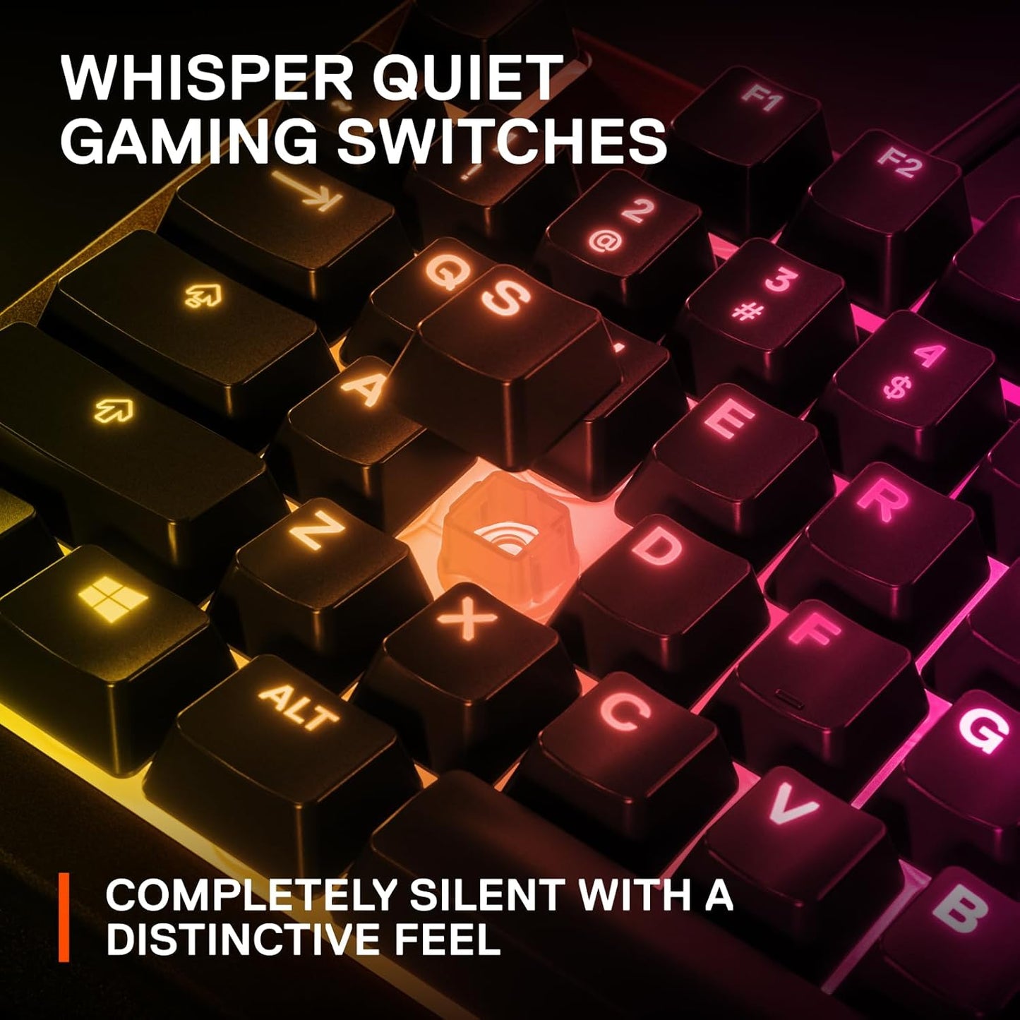 SteelSeries Apex 3 TKL RGB Gaming Keyboard – Tenkeyless Compact Form Factor - 8-Zone RGB Illumination – IP32 Water & Dust Resistant – Whisper Quiet Gaming Switch – Gaming Grade Anti-Ghosting, Black