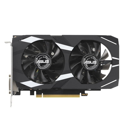 ASUS Dual NVIDIA GeForce RTX 3050 6GB OC Edition Gaming Graphics Card - PCIe 4.0, 6GB GDDR6 Memory, HDMI 2.1, DisplayPort 1.4a, 2-Slot Design, Axial-tech Fan Design, 0dB Technology, Steel Bracket