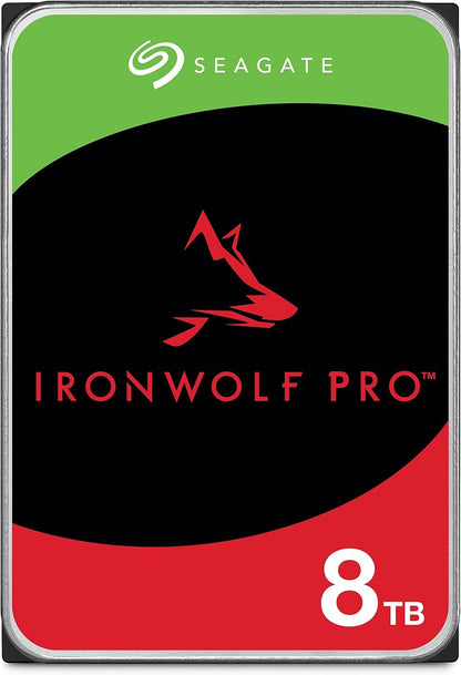 Seagate IronWolf Pro (4TB up to 24TB) Enterprise NAS Internal HDD –CMR 3.5 Inch, SATA 6 Gb/s, 7,200 RPM, 256MB or 512MB Cache for RAID Network Attached Storage