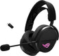ASUS ROG Pelta Wireless Gaming Headset (BT, ROG SpeedNova 2.4GHz, USB-C, Lightweight 309g, 50mm ROG Titanium-Plated Drivers, 10mm Super-Wideband Mic, RGB, 70HR Battery, for PC, Switch, PS5)- Black