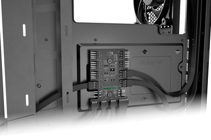 Dark Base 701 Mid Tower PC Case | Mesh Front | Airflow Optimized | 3 Pre-Installed Silent Wings 4 Fans | ARGB Lighting with Controller | Tempered Glass | PWM and ARGB Hub | Black | BGW58