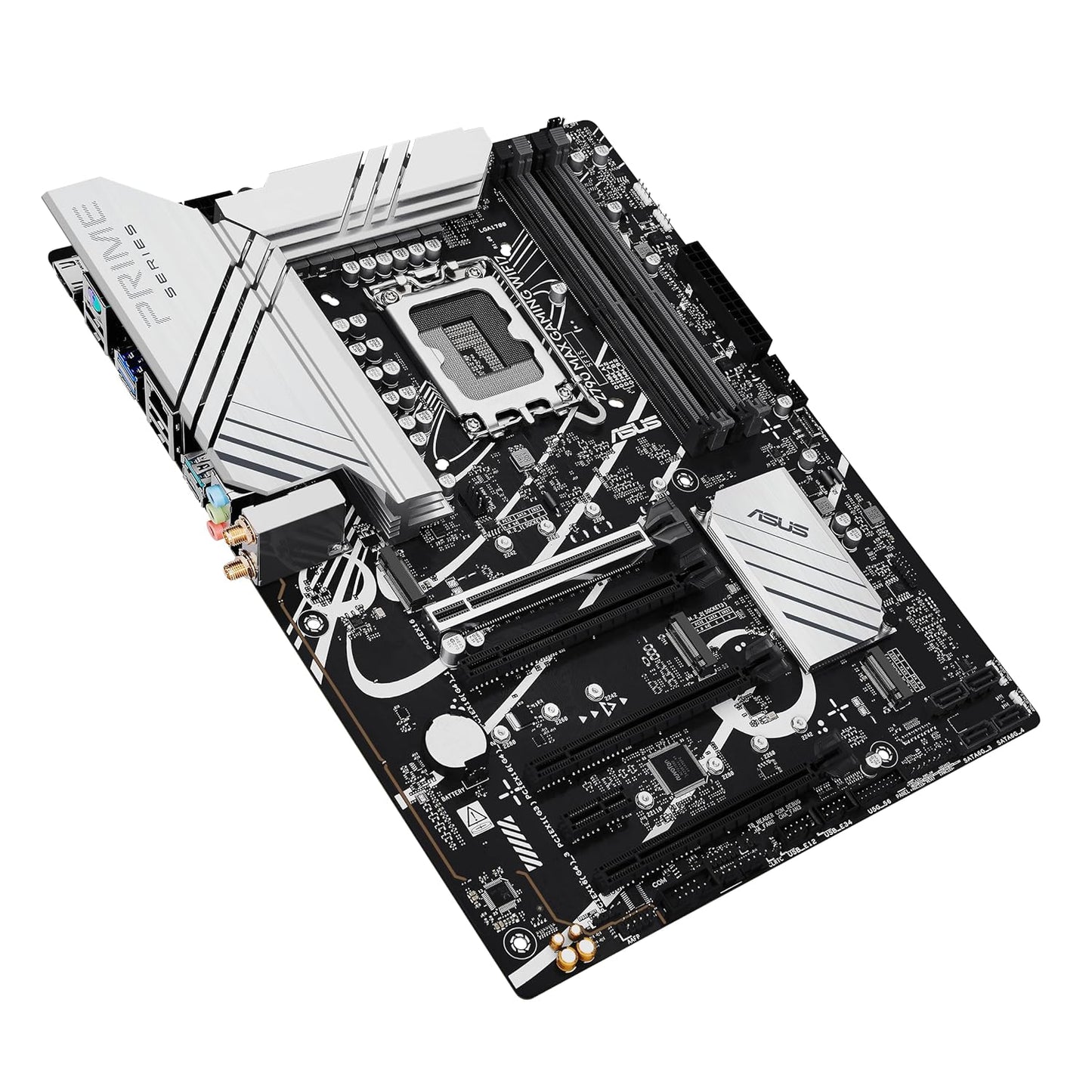 ASUS Z790 MAX Gaming WIFI7 Intel Z790 (LGA 1700) ATX Motherboard with PCIe 5.0, Three M.2 Slots, 14+1 DrMOS, DDR5, WiFi 7, Realtek 1Gb LAN, HDMI, USB 20Gbps Type-C®, Thunderbolt™ (USB4®), Aura Sync