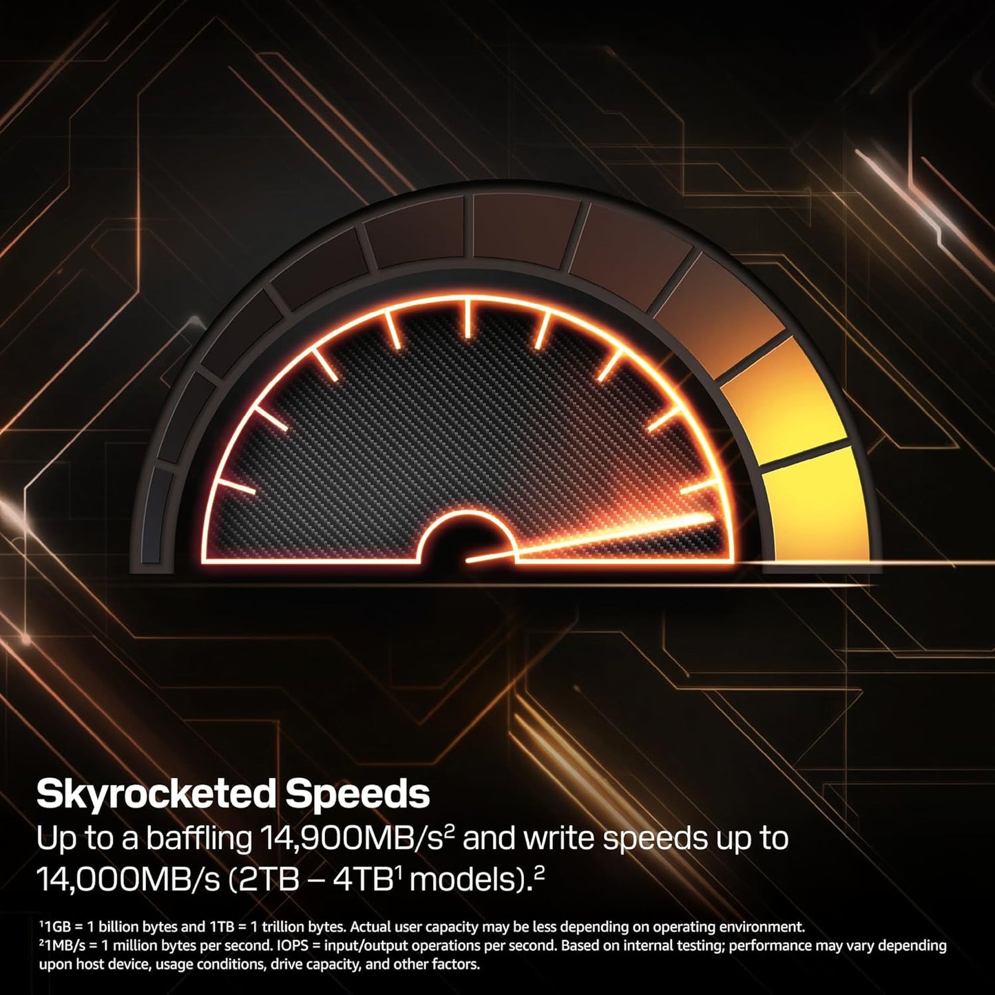 WD_BLACK (1TB/2TB/4TB) SN8100 NVMe SSD Internal Solid State Drive - Gen 5 PCIe 5.0x4, M.2 2280, Seq. Read Speeds Up to 14,900 MB/s, Best for AI Applications, Gaming, and Video Editing