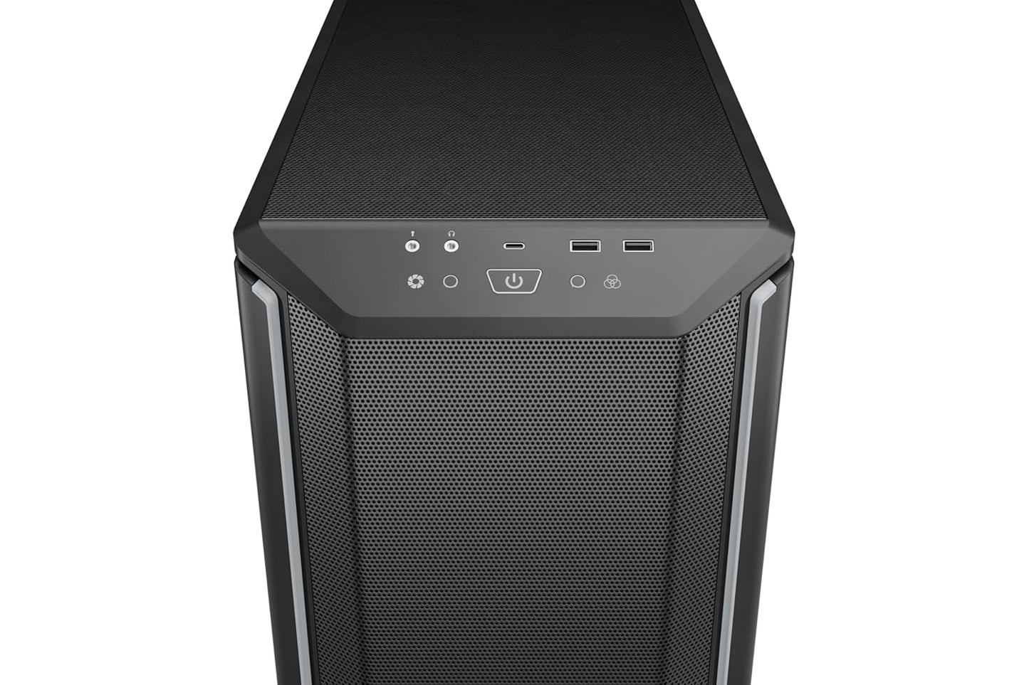 Dark Base 701 Mid Tower PC Case | Mesh Front | Airflow Optimized | 3 Pre-Installed Silent Wings 4 Fans | ARGB Lighting with Controller | Tempered Glass | PWM and ARGB Hub | Black | BGW58