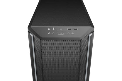 Dark Base 701 Mid Tower PC Case | Mesh Front | Airflow Optimized | 3 Pre-Installed Silent Wings 4 Fans | ARGB Lighting with Controller | Tempered Glass | PWM and ARGB Hub | Black | BGW58